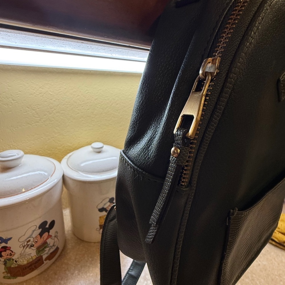 Olive Green Mini Backpack Women’s Bag Purse - Picture 3 of 13